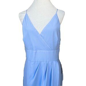 Cooper St | Dresses | Cooperst Polka Dot Long Sleeve Frill Midi Blue Dress  Wruffle Hem Size Xl | Poshmark